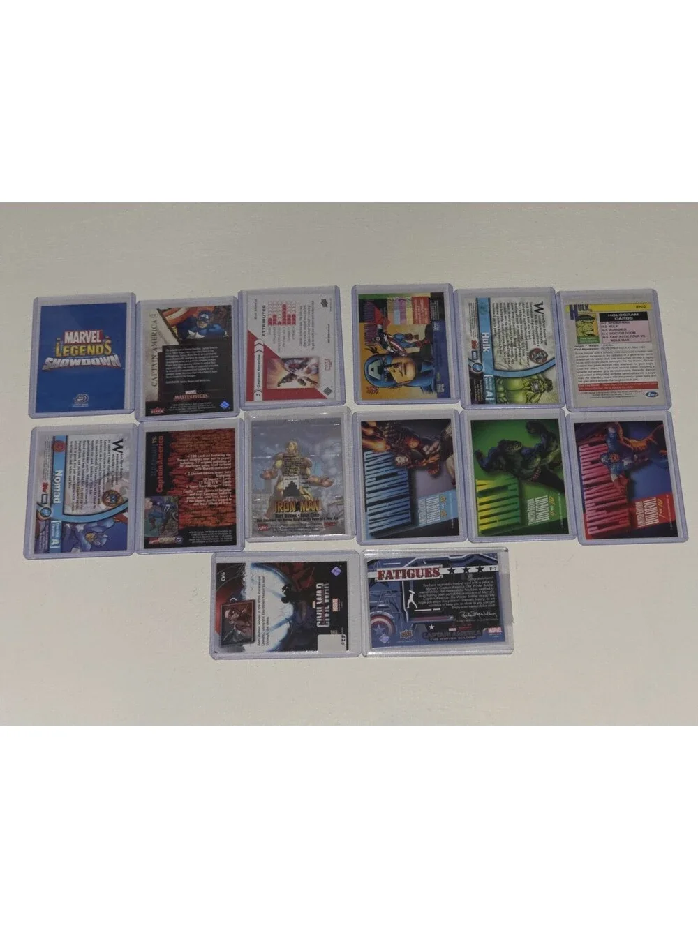 Various Marvel AVENGERS Trading Card Inserts - Captain America Hulk Falcon Patch